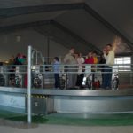 Jasurda and Pesko families take inaugural ride on rotary October 4, 2010. 